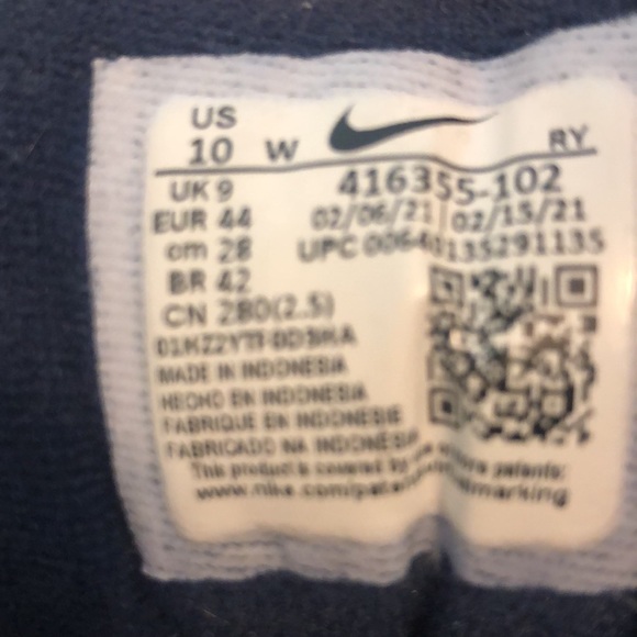 Nike Air Monarch Full Length Air Size 10W - Picture 8 of 9